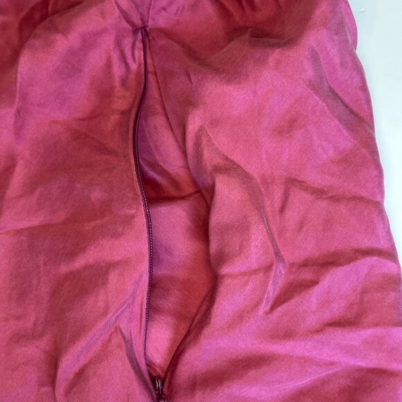 RANGOON Vintage Silk Embroidered Camisole Tank Blouse Size Medium 1/2 Zip - Picture 6 of 11